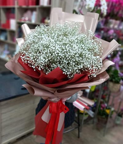 Букет цветов из: Гипсофила в Новоселицком