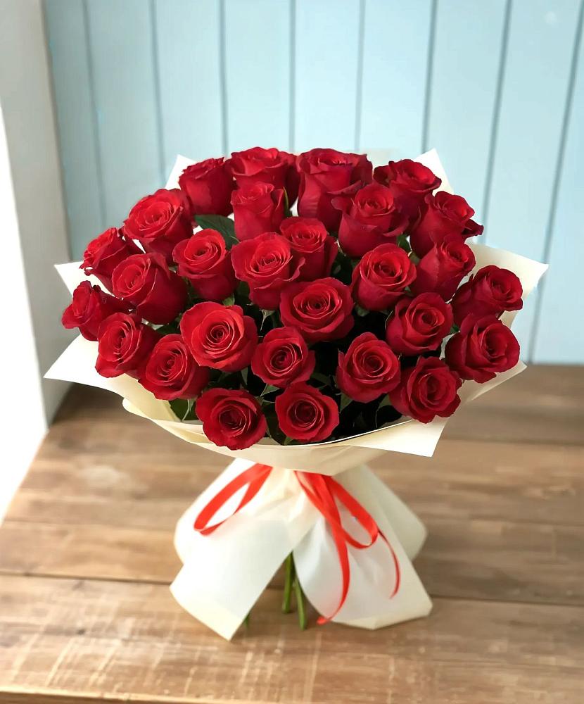Букет 29 Красных роз в Новоселицком