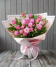Букет Розовый кустик в Новоселицком