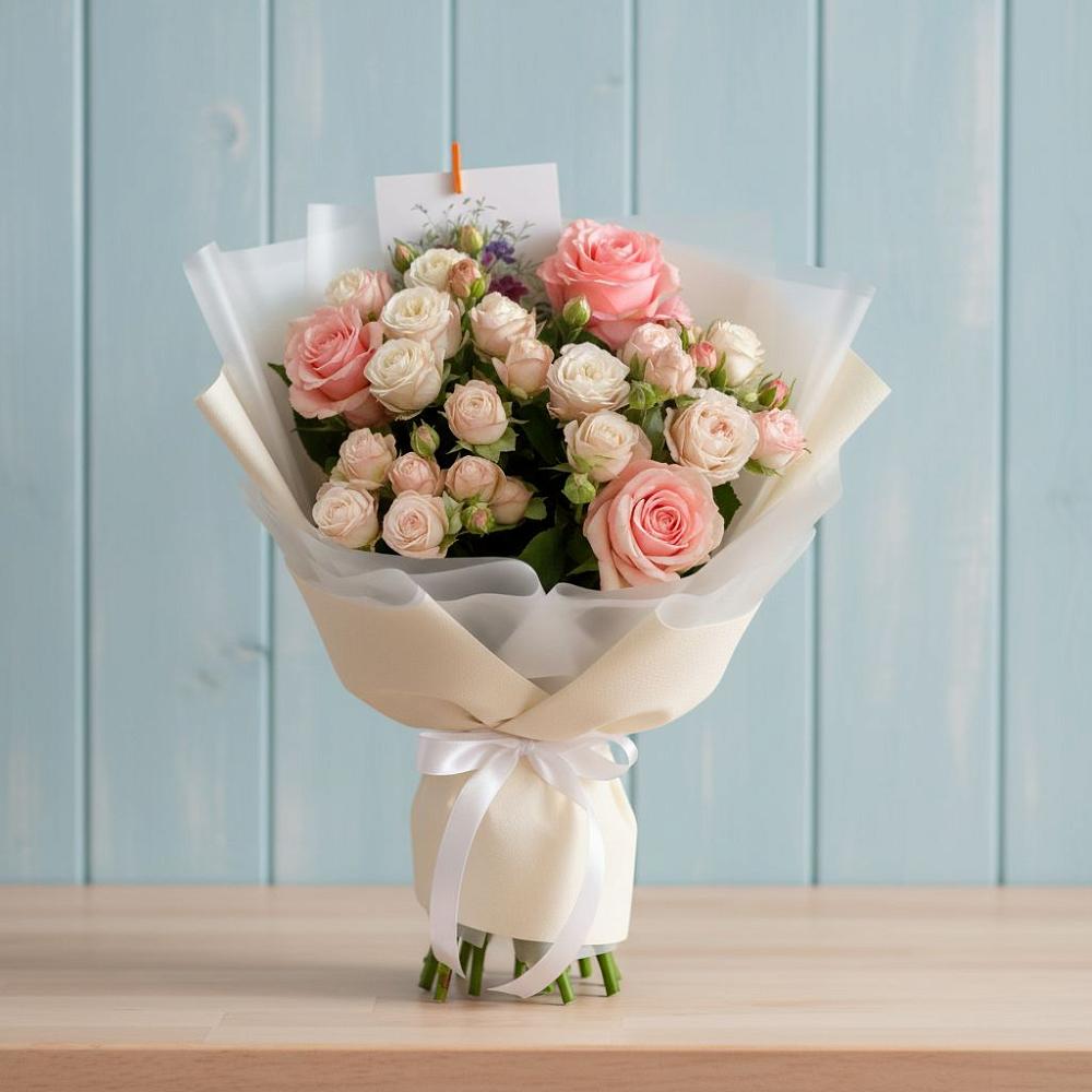 Букет цветов из: Розы в Новоселицком