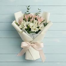 Букет цветов из:  Альстромерии в Новоселицком