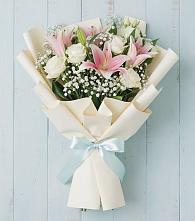 Букет цветов из:  Лилии в Новоселицком