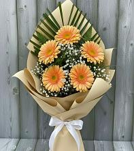 Букет цветов из:  Герберы #REPLACE_PRED# Новоселицком