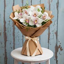 Букет цветов из:  Орхидеи и Розы в Новоселицком